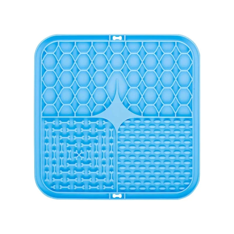 Tapis de léchage à ventouse pour chien et chat — silicone