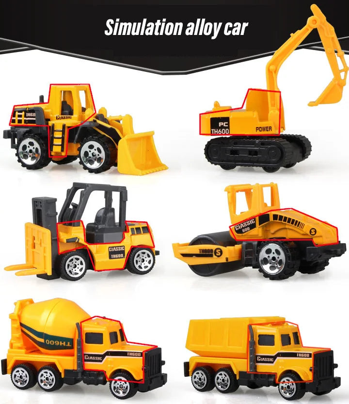 Jouets de Construction 10-en-1 – Camion Transporteur & Mini Véhicules