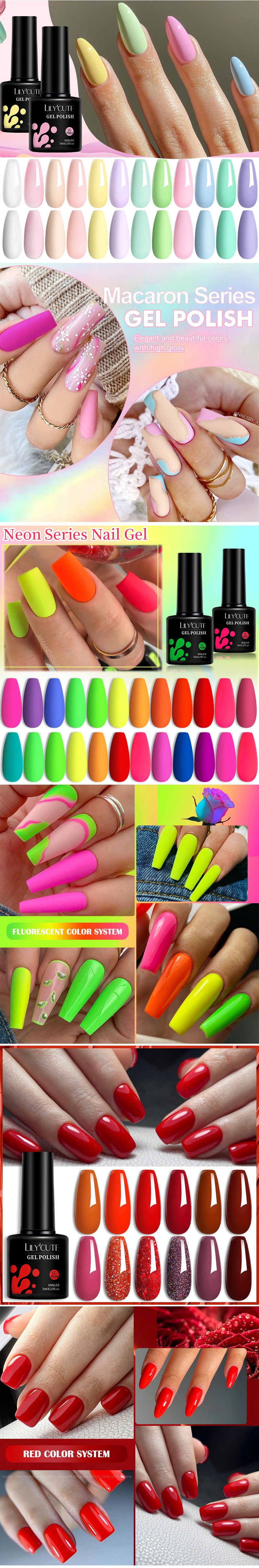 Vernis Gel LILYCUTE 7ml – Brun Foncé Collection Automne/Hiver – Brillance & Élégance Longue Tenue