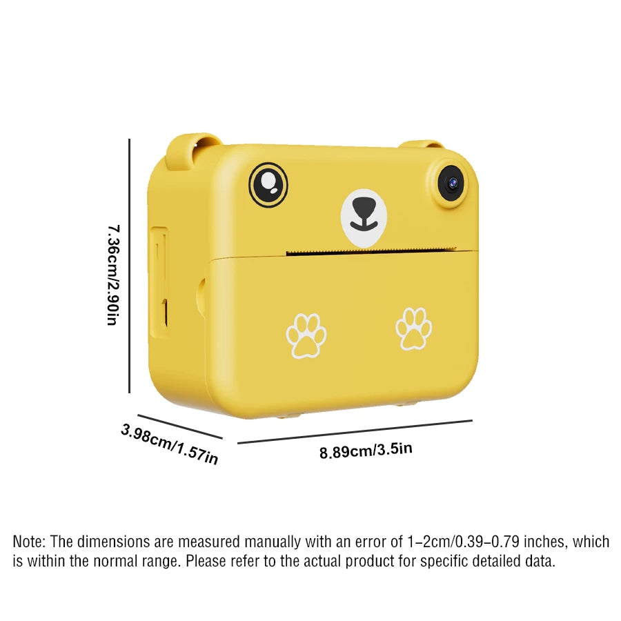 Appareil Photo Instantané pour Enfants – Impression Thermique + Vidéo HD 1080P