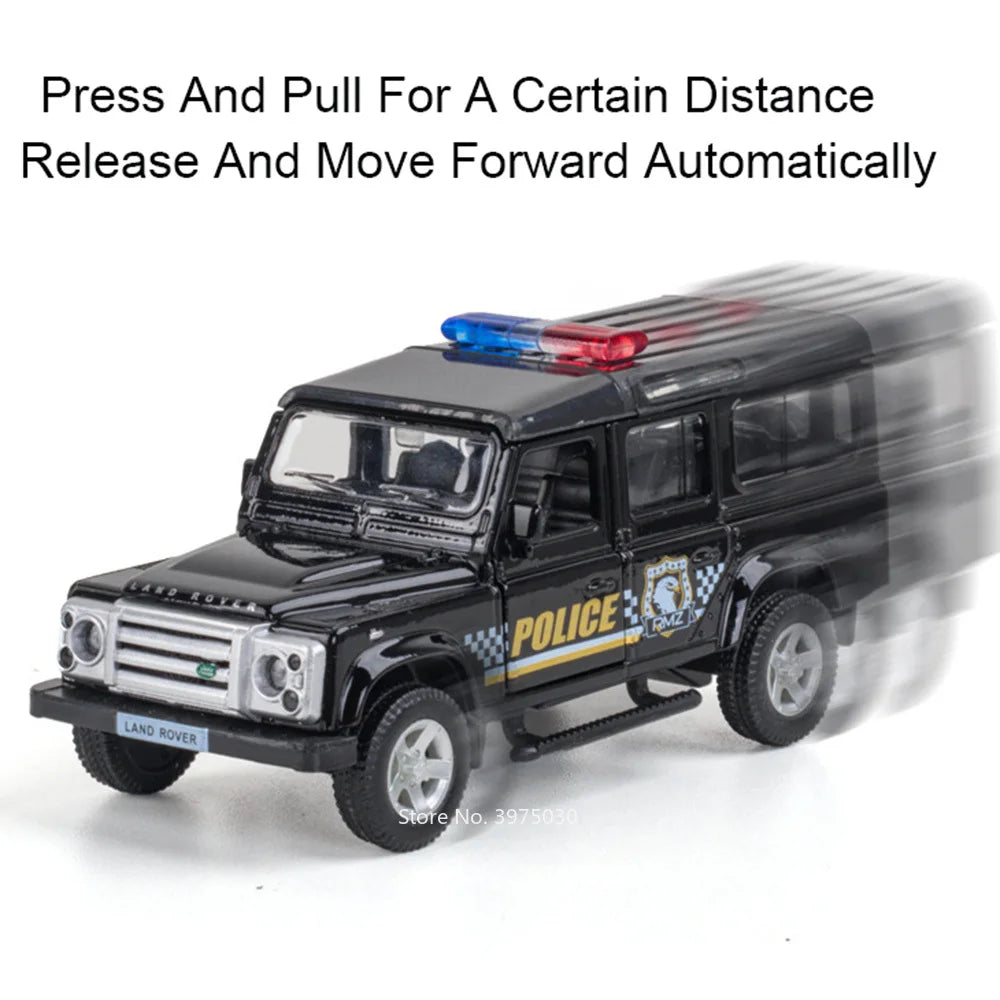 Modèle de Voiture 1:36 en Alliage – Portes Ouvrantes & Fonction Traction