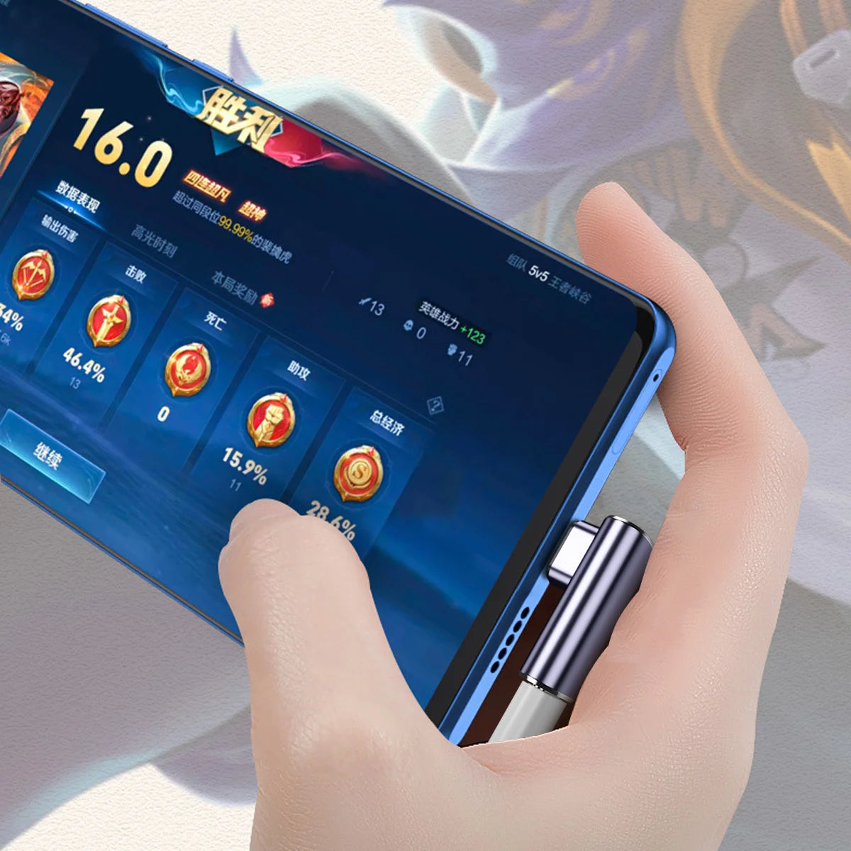 Adaptateur Magnétique USB-C USB4.0 / Thunderbolt 3 – 140W, 40Gbps, 8K