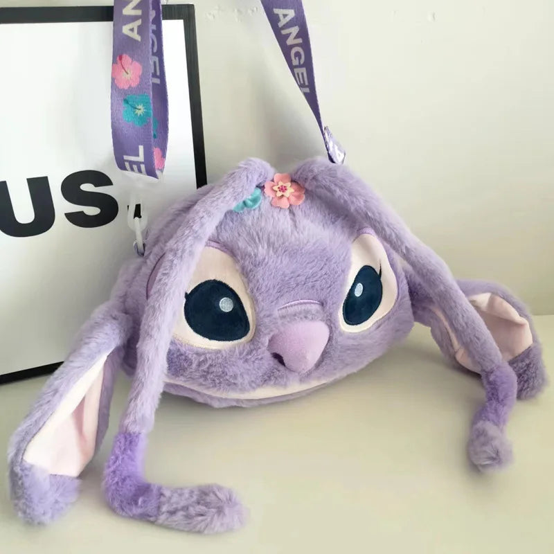 Sac à Dos en Peluche Stitch – Ultra Mignon (26 × 19 × 5 cm)