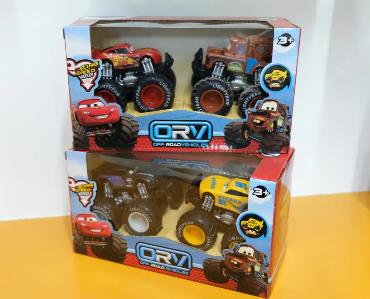 Ensemble de Véhicules Tout-Terrain à Double Inertie – Modèles Miniatures 1:55