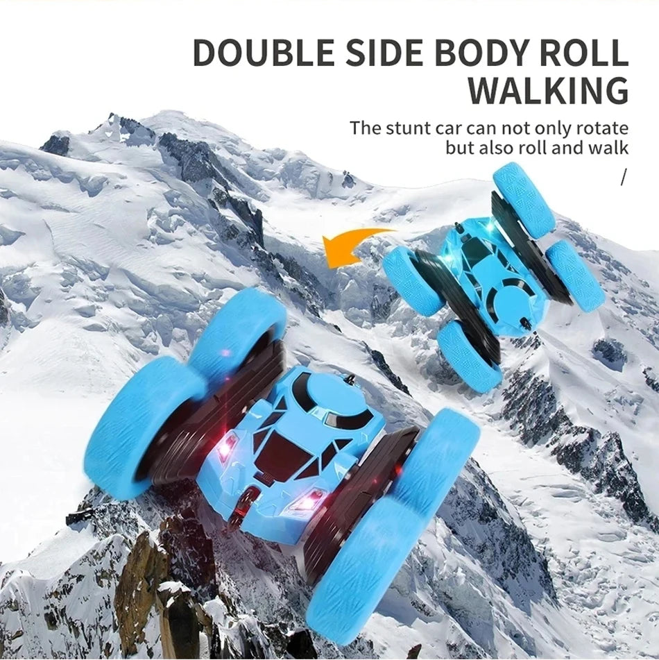 Voiture Cascade RC Double Face – 360° Rotation, 2.4GHz, Off-Road – Enfants & Adultes