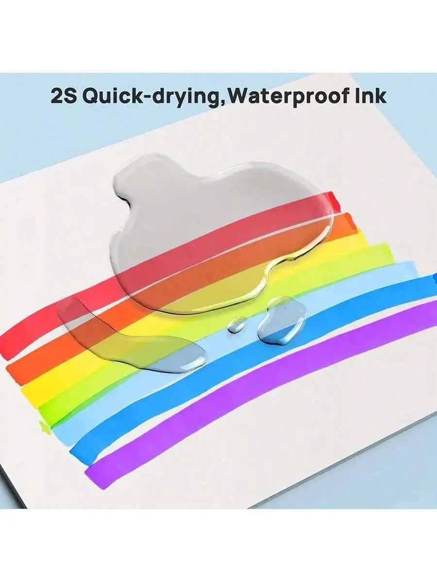 12/24/30/40/60/80/100/120/168pcs Art Marker Set, Watercolor Brush Pens For Students, Dual Tip Oil-Based Markers For Art Students