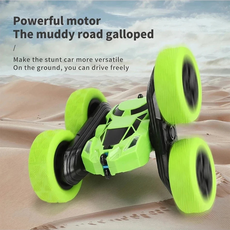 Voiture Cascade RC Double Face – 360° Rotation, 2.4GHz, Off-Road – Enfants & Adultes