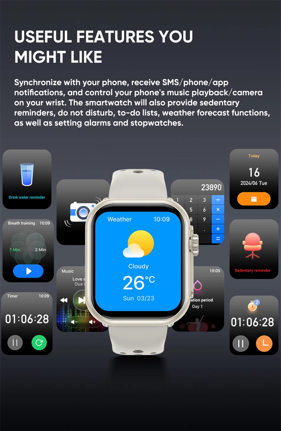 Montre Intelligente Ultra 2 SE AMOLED – Appels Bluetooth & 100+ Sports (Homme & Femme)