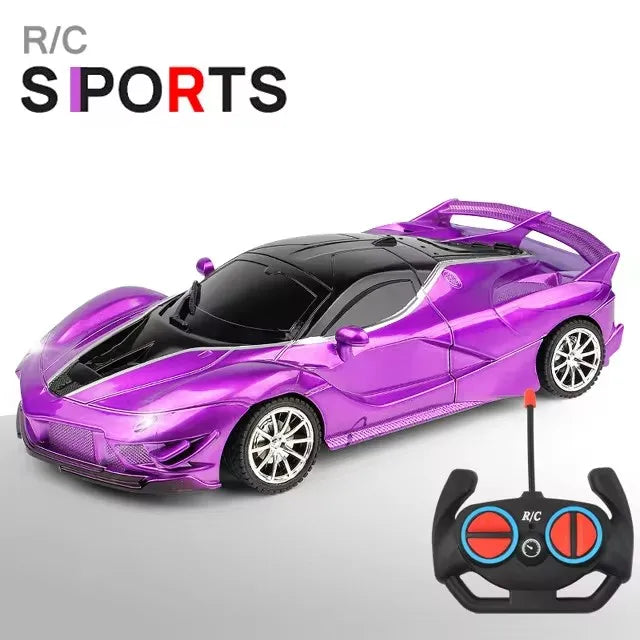 RC Car 2.4G 4CH Remote Control 1:18 With Led Light Sports Cars High Speed Radio Drift Vehicle Racing Boys Girls Toy For Children