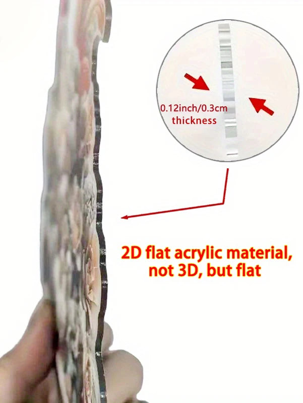 Décoration Nativité « Arbre de Vie » en Acrylique – Cadeau de Naissance & Noël