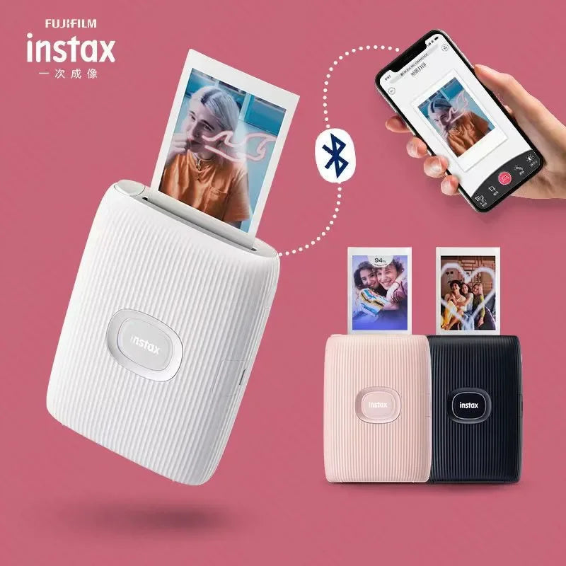 Fujifilm Instax Mini Link 2 – Imprimante Photo Instantanée + Packs Film (Plusieurs Bundles)