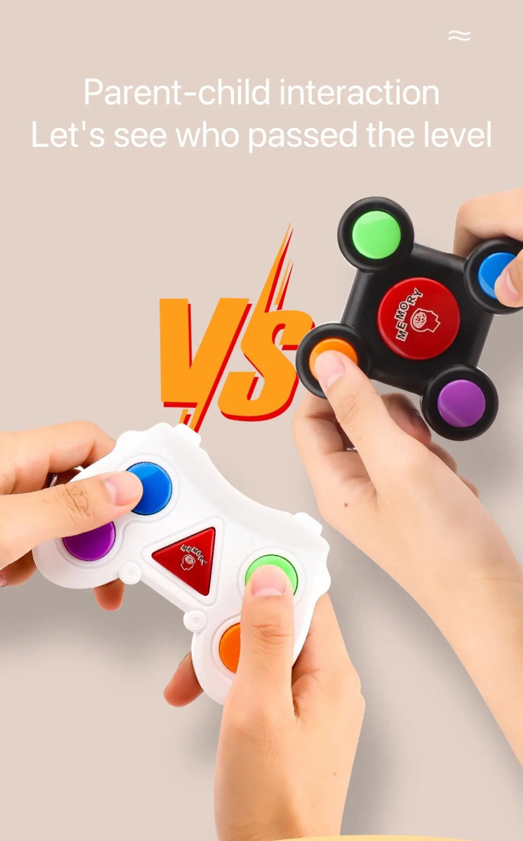 Square Memory Training – Machine de Jeu Flash Portative