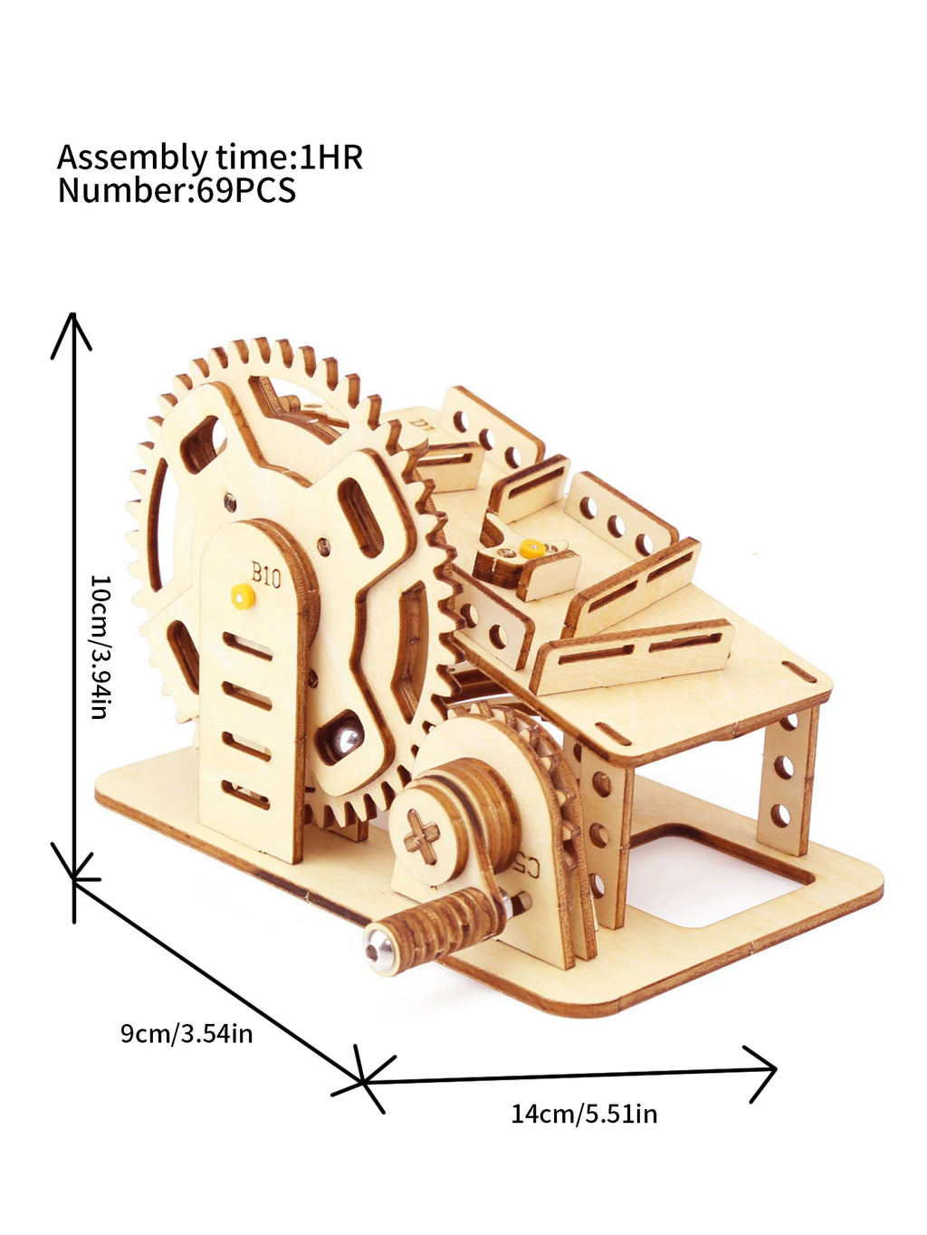 Puzzle 3D en Bois – Modèles Spirale & Climb | Kit Mécanique