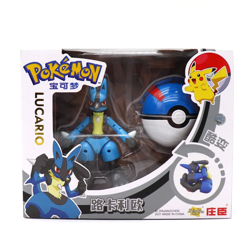 Pokémon – Figurines avec Poké Ball (Plusieurs Modèles – 18 cm)