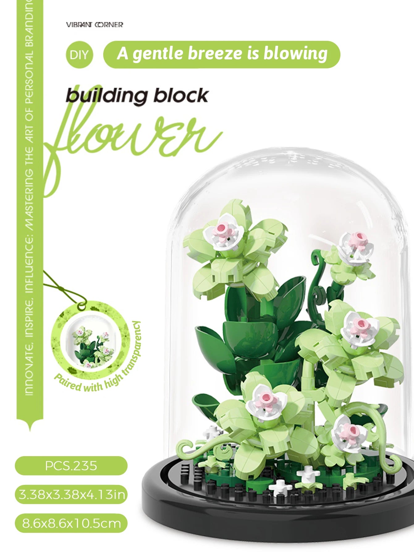 Bouquet de Fleurs en Blocs de Construction – Jouet DIY Créatif & Décoratif
