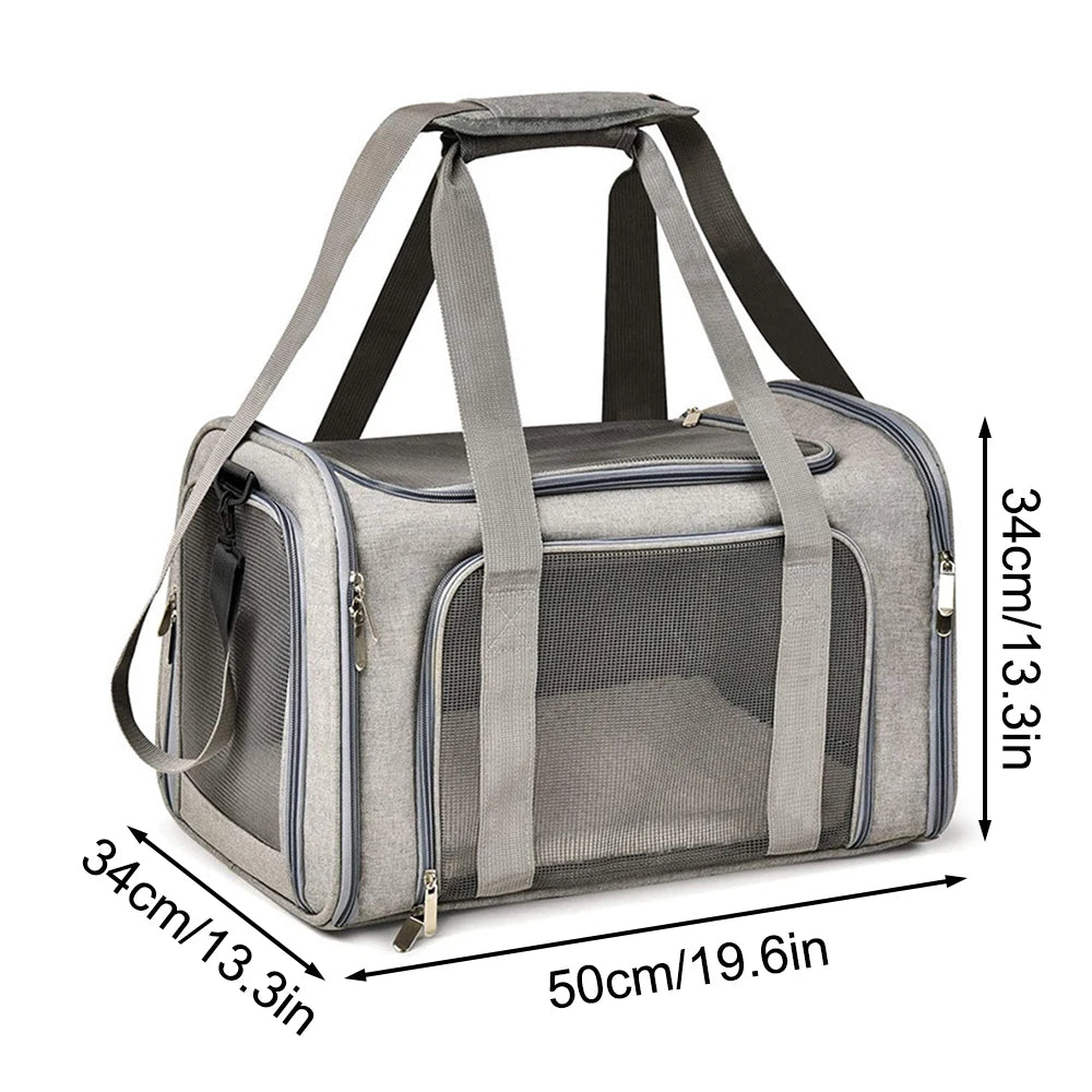 Sac de transport pliable pour chat et chien — jusqu'à 7 kg