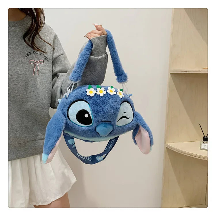 Sac à Dos en Peluche Stitch – Ultra Mignon (26 × 19 × 5 cm)