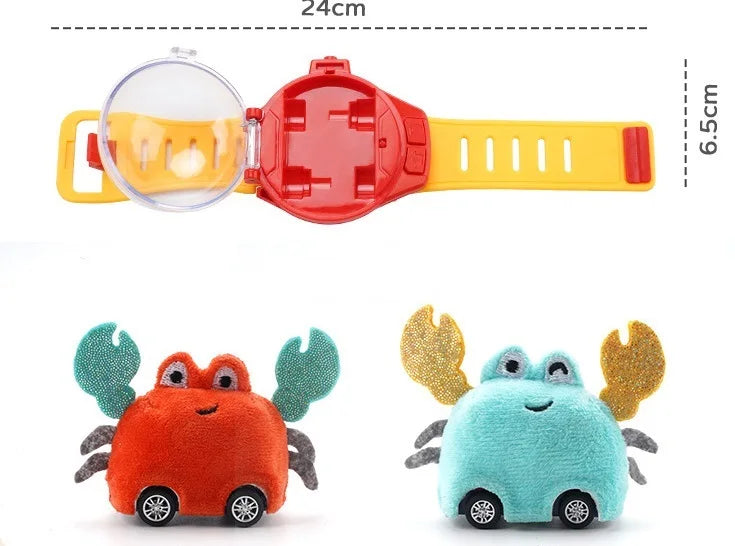 Mini Montre Voiture RC LED – Jouet Télécommandé 2.4GHz (Enfants)