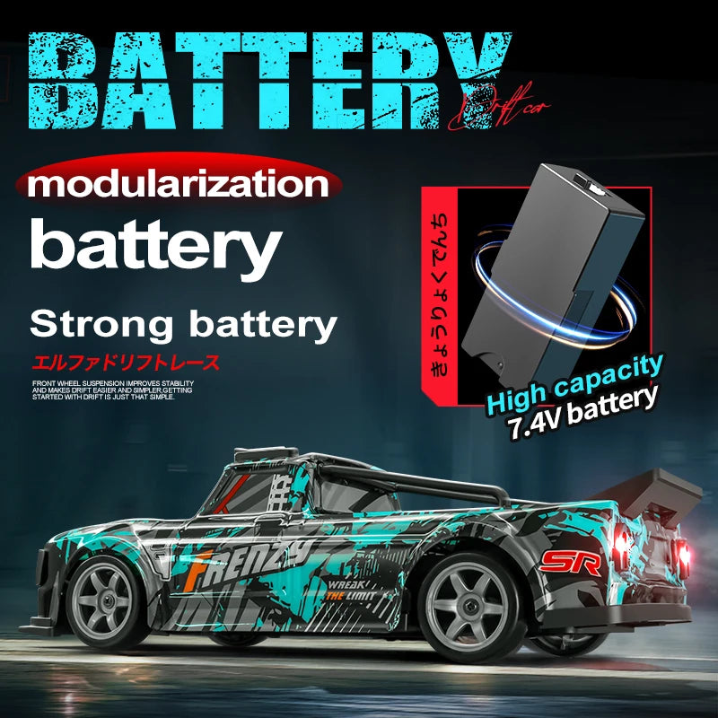 Voiture de Course RC Haute Vitesse – Tout-Terrain & Rechargeable