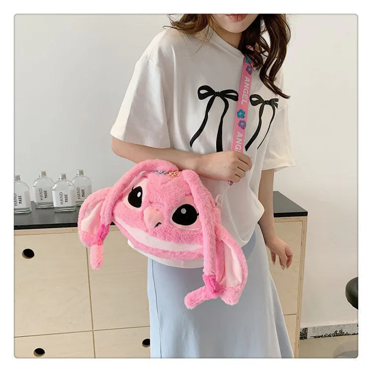 Sac à Dos en Peluche Stitch – Ultra Mignon (26 × 19 × 5 cm)