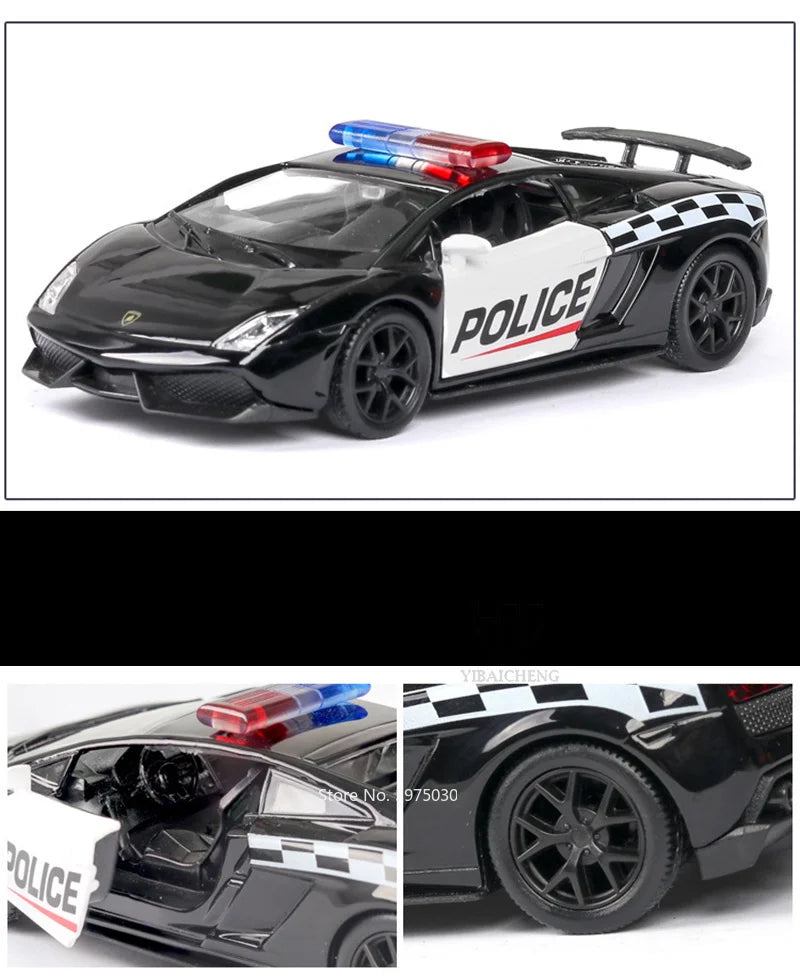 Modèle de Voiture 1:36 en Alliage – Portes Ouvrantes & Fonction Traction