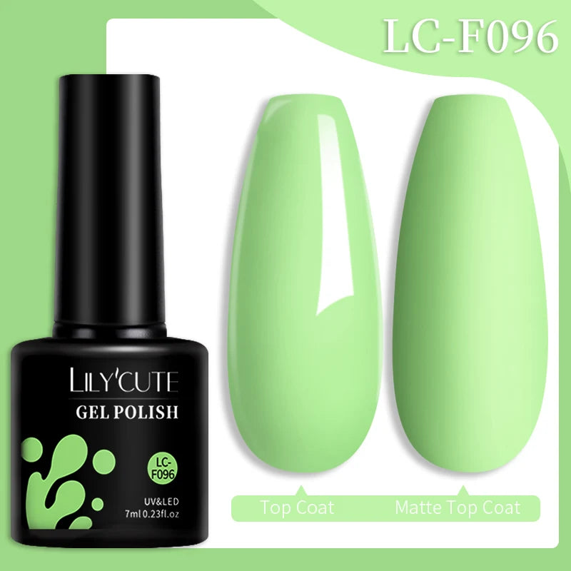 Vernis Gel LILYCUTE 7ml – Brun Foncé Collection Automne/Hiver – Brillance & Élégance Longue Tenue