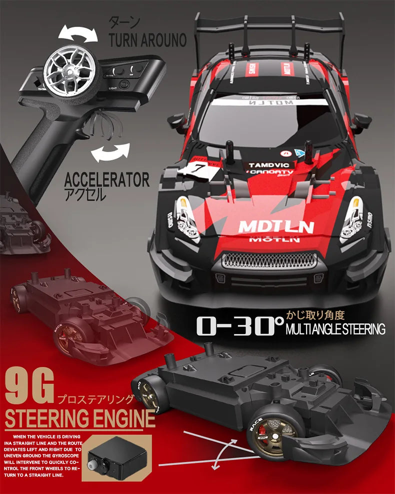 Voiture Télécommandée RC Pro 4x4 – GTR Haute Vitesse