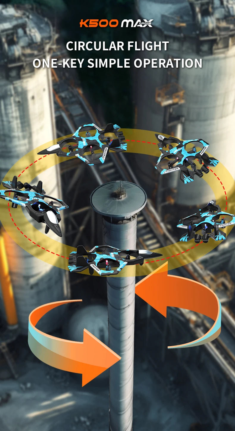 Avion RC en Mousse EPP – Planeur Cascade Électrique, Résistant aux Chocs (CZ01 / CZ36 / K500 Max)