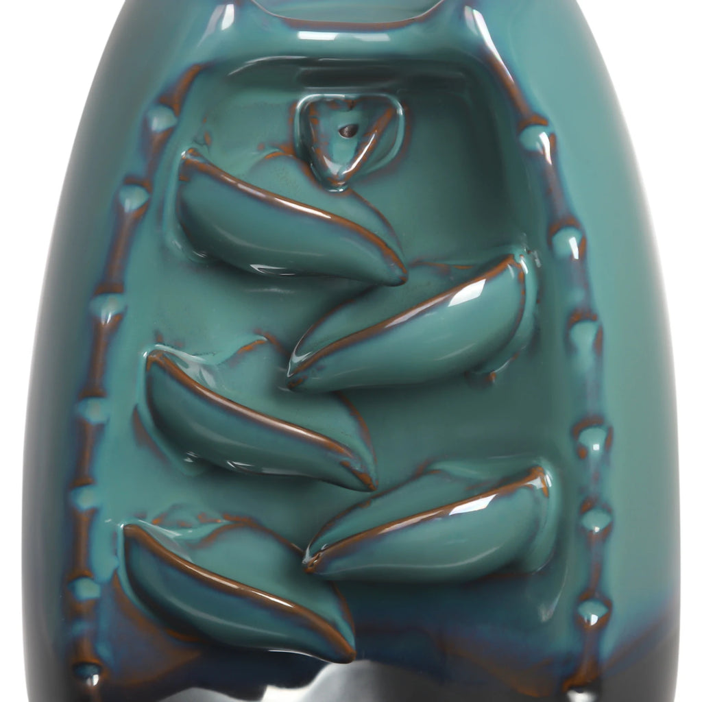 Brûleur d’Encens à Reflux en Cascade – Fontaine de Table en Céramique