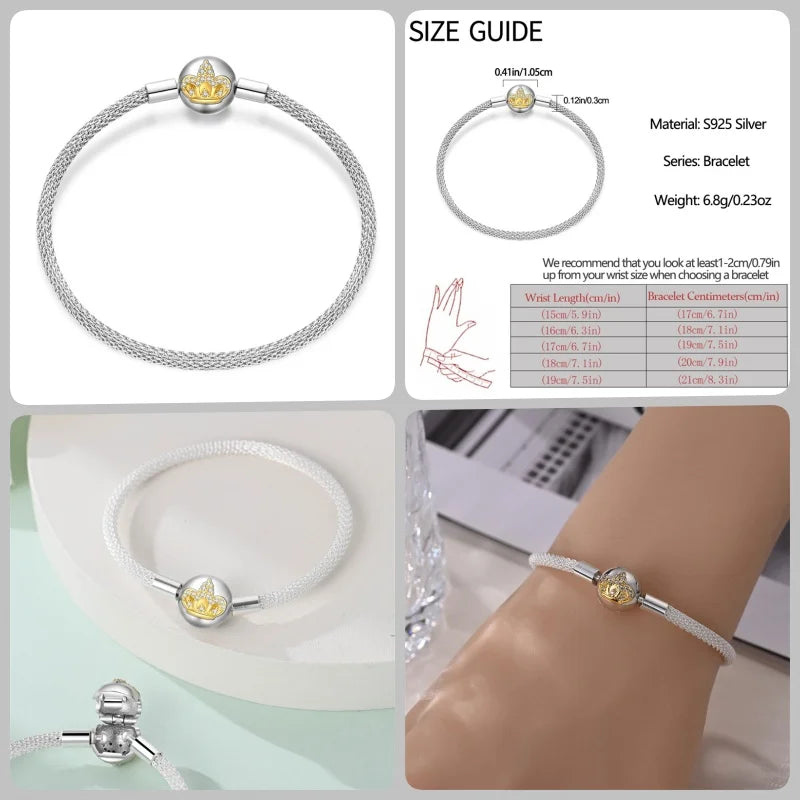 Bracelet en Argent 925 – Cœur Pavé Zircone & Infinity – 17 à 20 cm