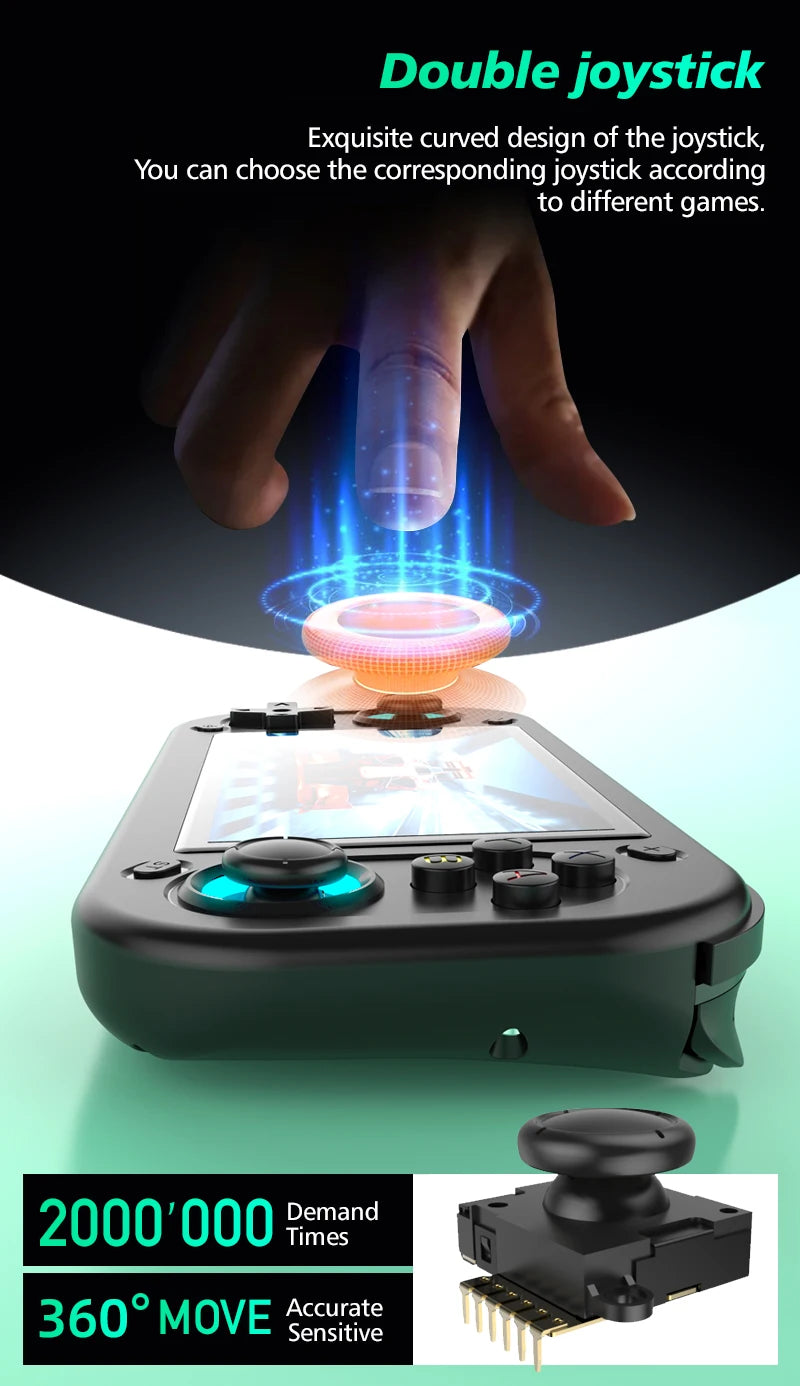 Console de jeu portable rétro R43S – 15 000+ jeux intégrés