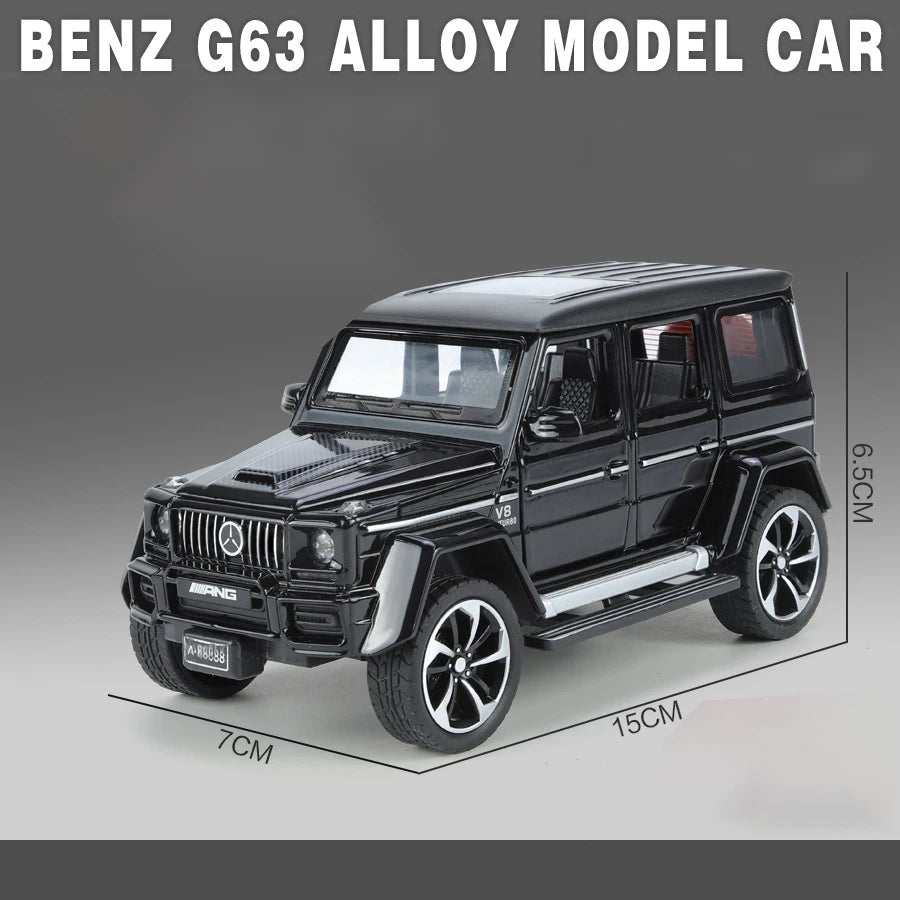 Mercedes-Benz G63 1:32 – Miniature Tout-Terrain Brabus Métal | Son & Lumière