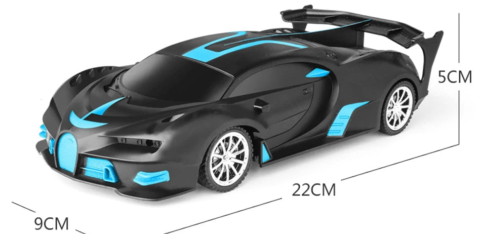 RC Car 2.4G 4CH Remote Control 1:18 With Led Light Sports Cars High Speed Radio Drift Vehicle Racing Boys Girls Toy For Children