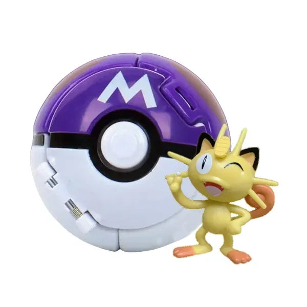 Figurines Pokéball Pokémon – Pikachu, Dracaufeu, Gengar, Tortank, etc. (Plusieurs modèles)