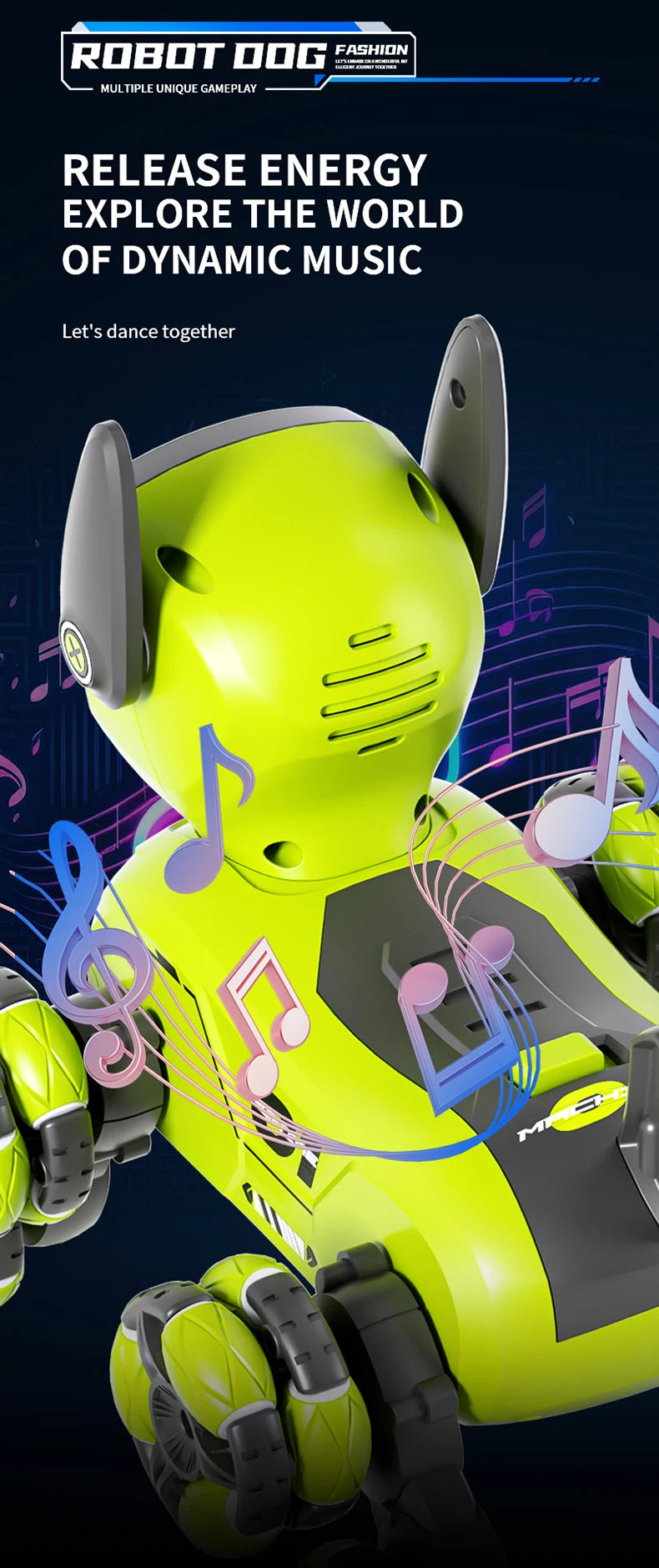 JJRC Q200 – Voiture RC Acrobatique 8 Roues à Détection Gestuelle & Commande Vocale