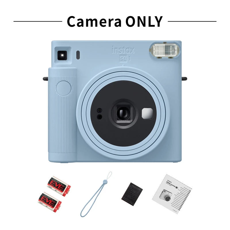 Fujifilm Instax SQ1 – Appareil Photo Instantané Format Carré (Couleurs & Packs Film)