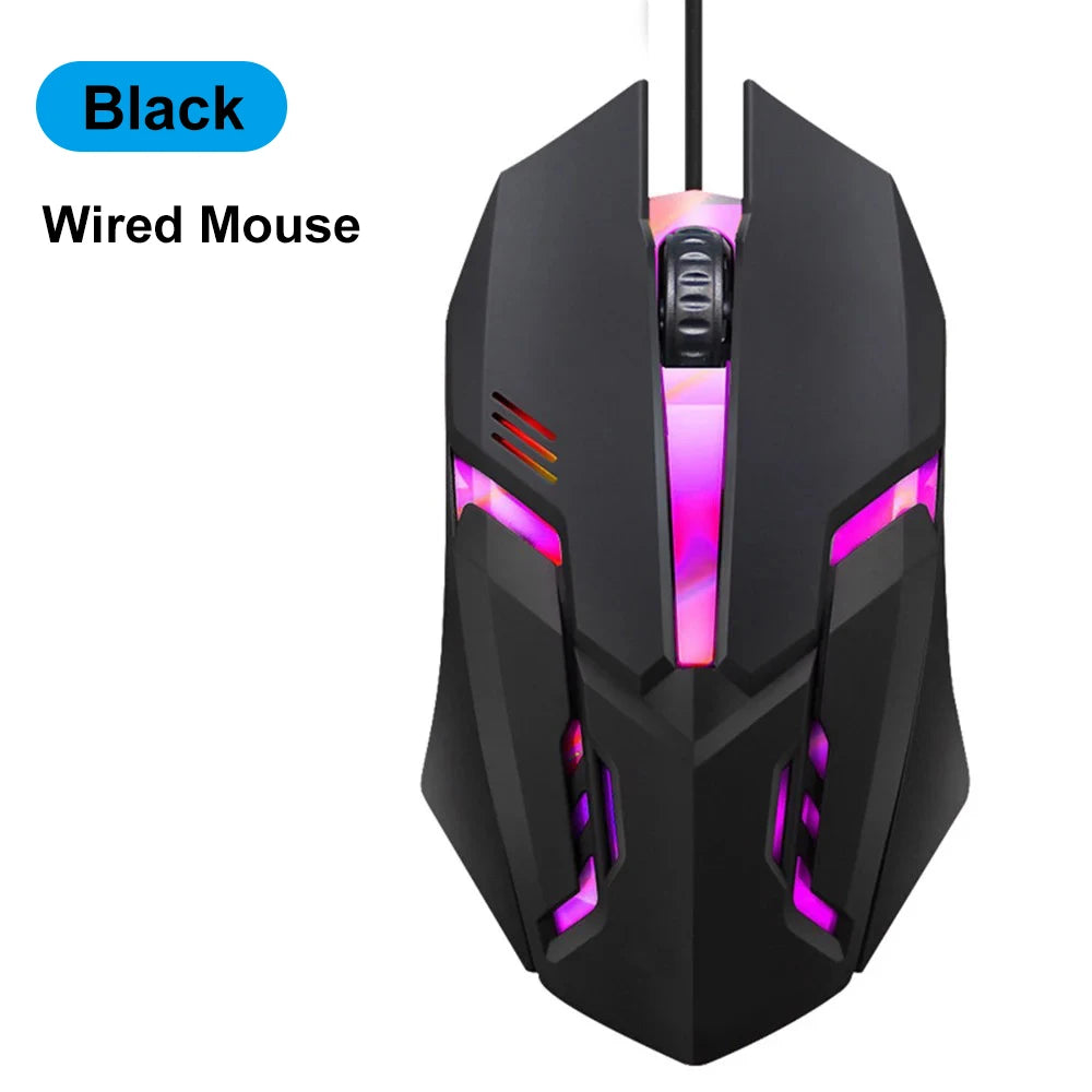 Souris de Jeu Sans Fil Ergonomique RGB – Bluetooth & 2.4G, Rechargeable (6 Boutons)