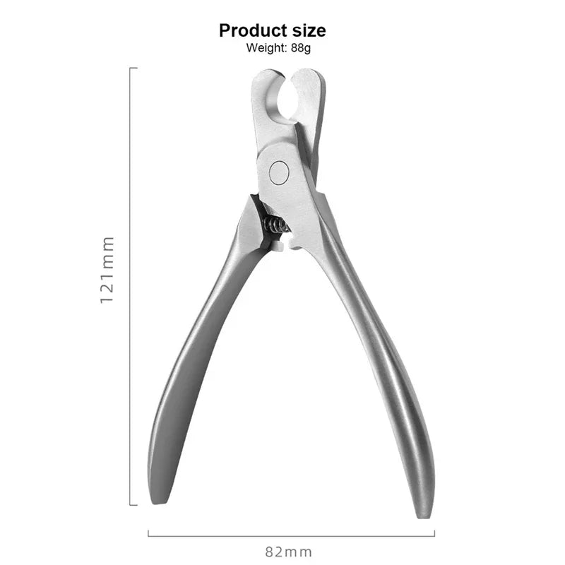 Coupe-griffes professionnel en inox pour chien et chat
