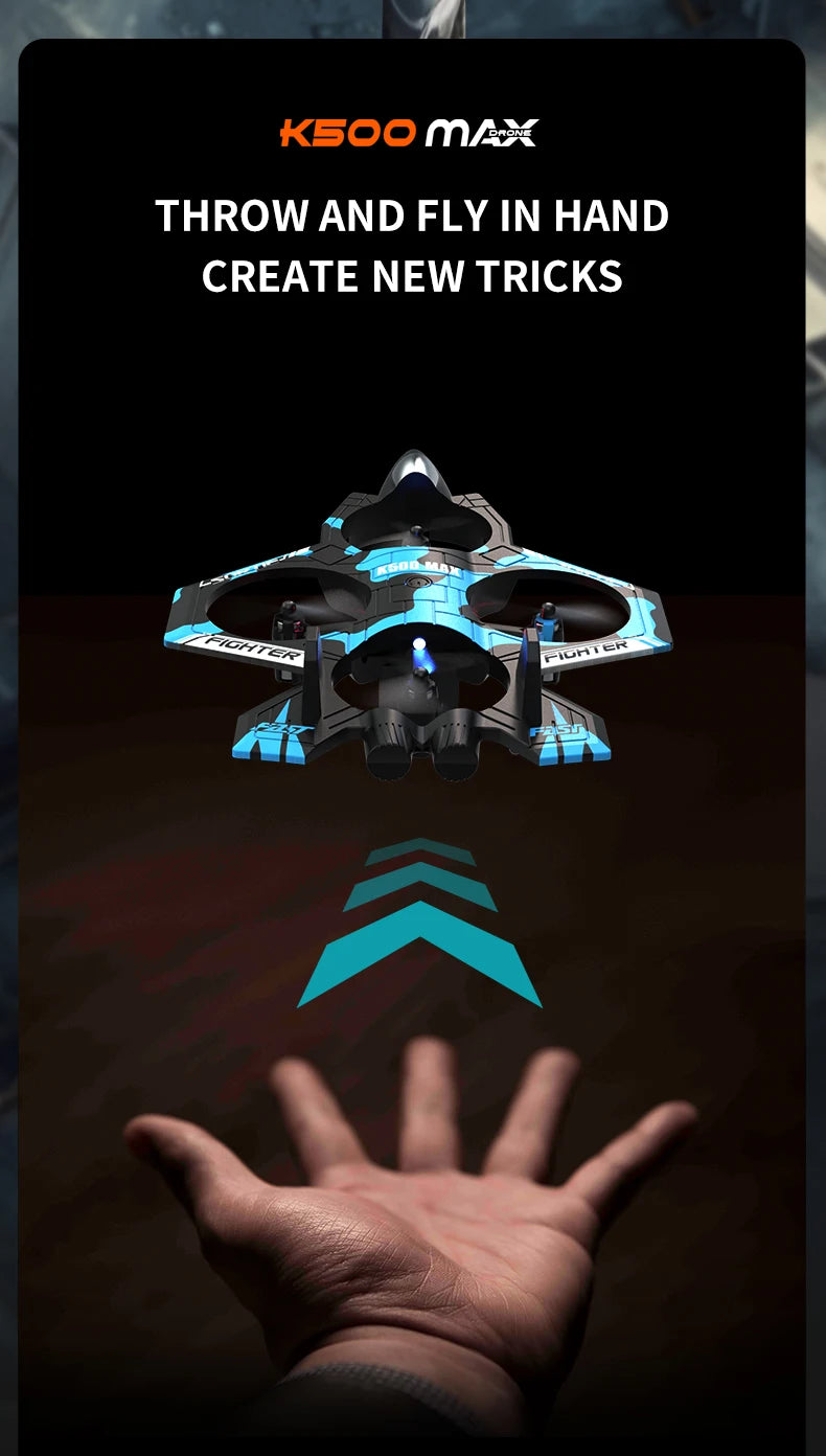 Avion RC en Mousse EPP – Planeur Cascade Électrique, Résistant aux Chocs (CZ01 / CZ36 / K500 Max)