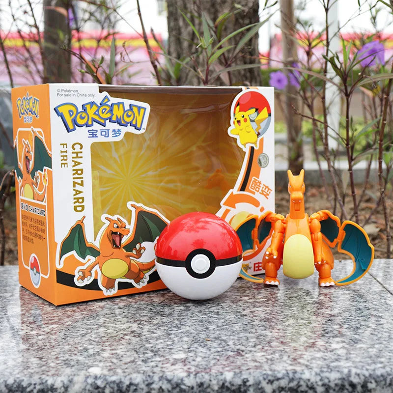 Pokémon – Figurines avec Poké Ball (Plusieurs Modèles – 18 cm)