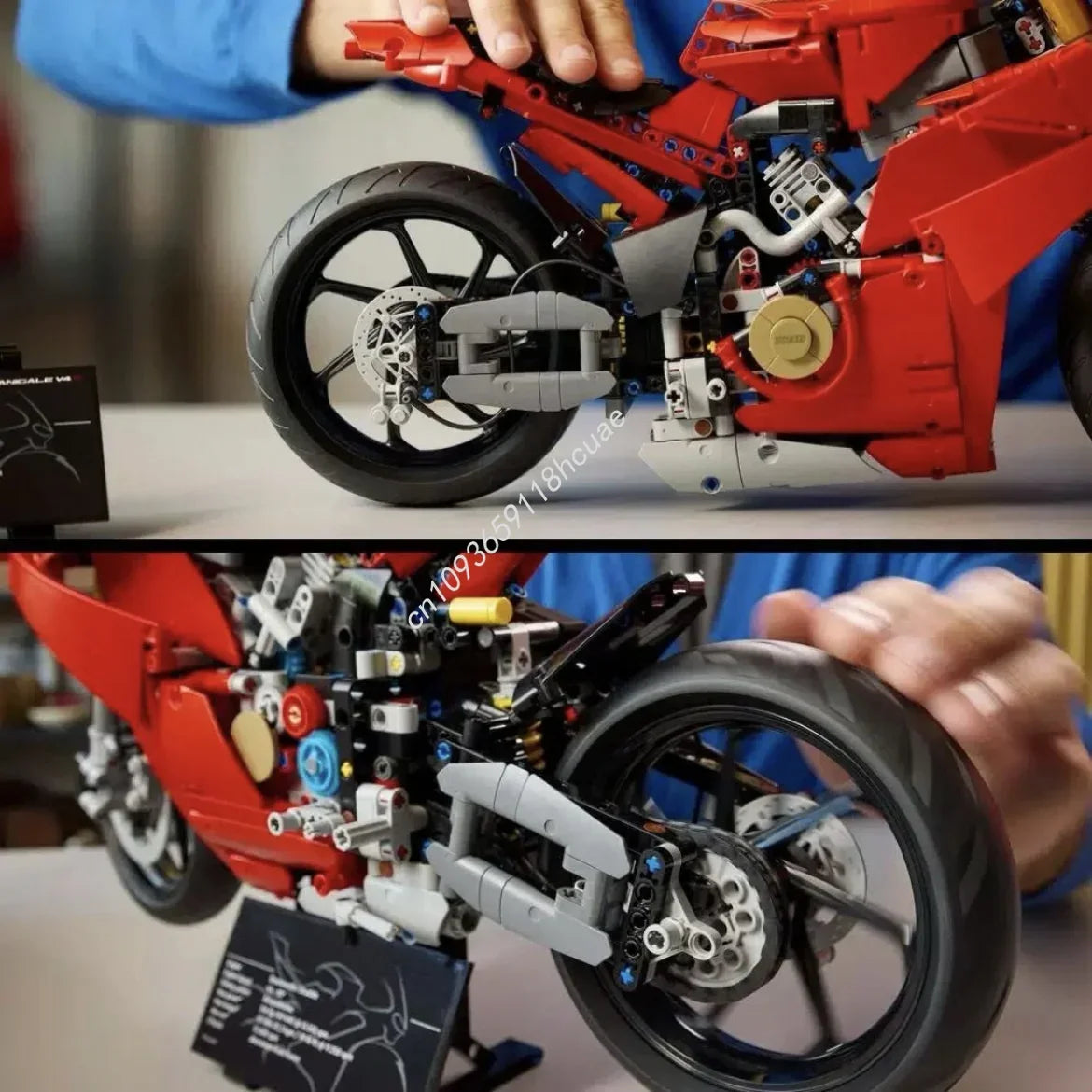 Moto Technique MOC Ducati Panigale V4 S – Blocs de Construction 42202 (2025)