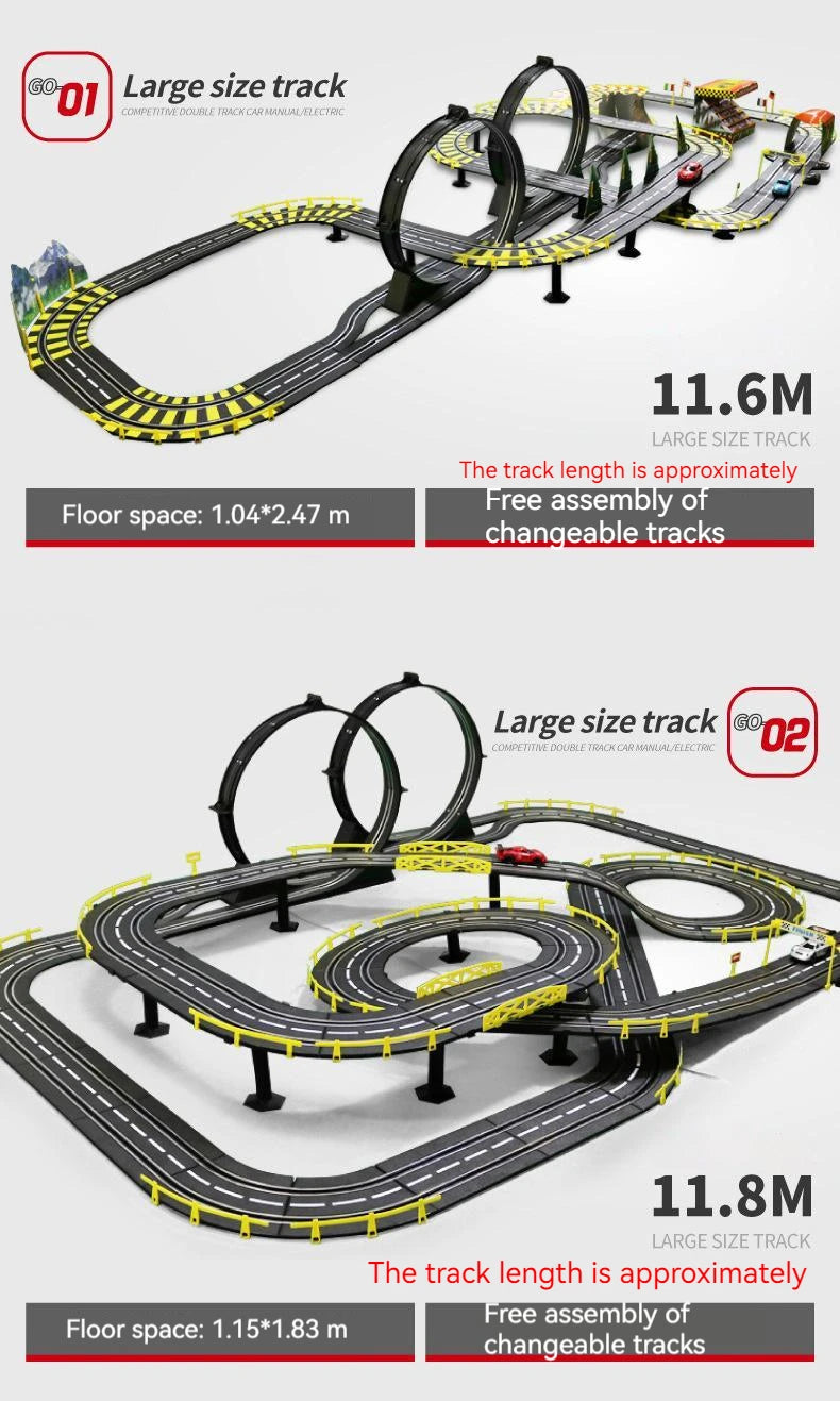 Voiture de Course sur Piste Télécommandée – Grande Aventure Compétition (Set 1:24)