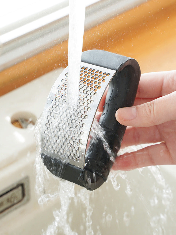 Presse-Ail Manuel en Acier Inoxydable – Hachoir Pratique & Durable