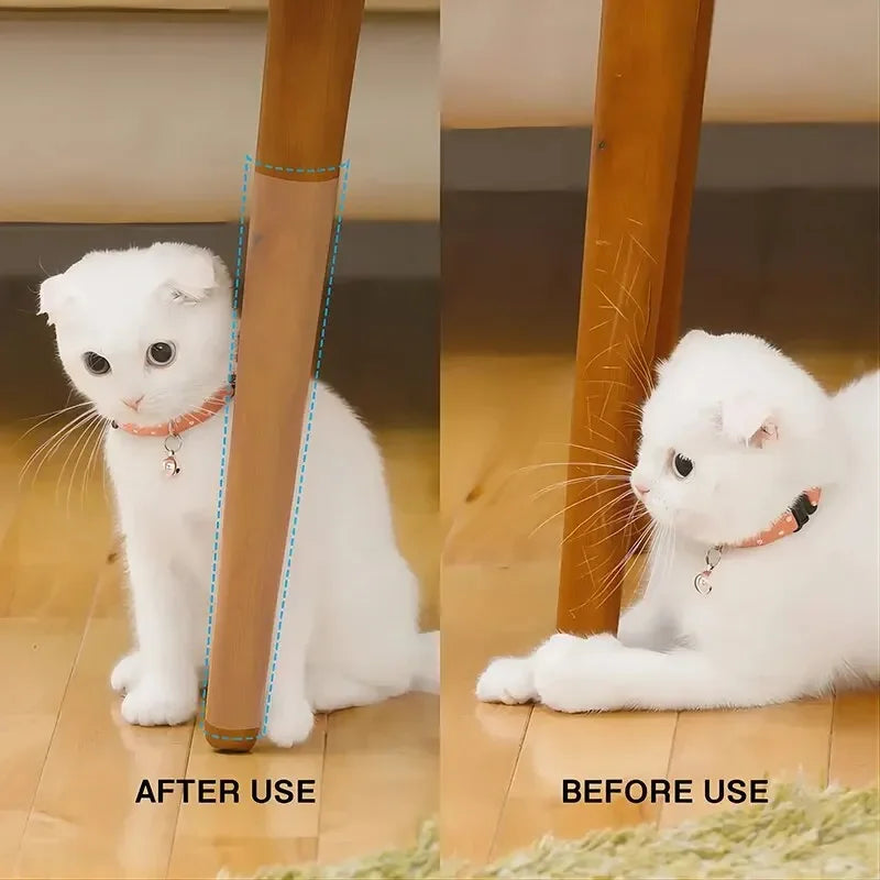 Protections anti-griffures pour canapé — autocollantes et transparentes
