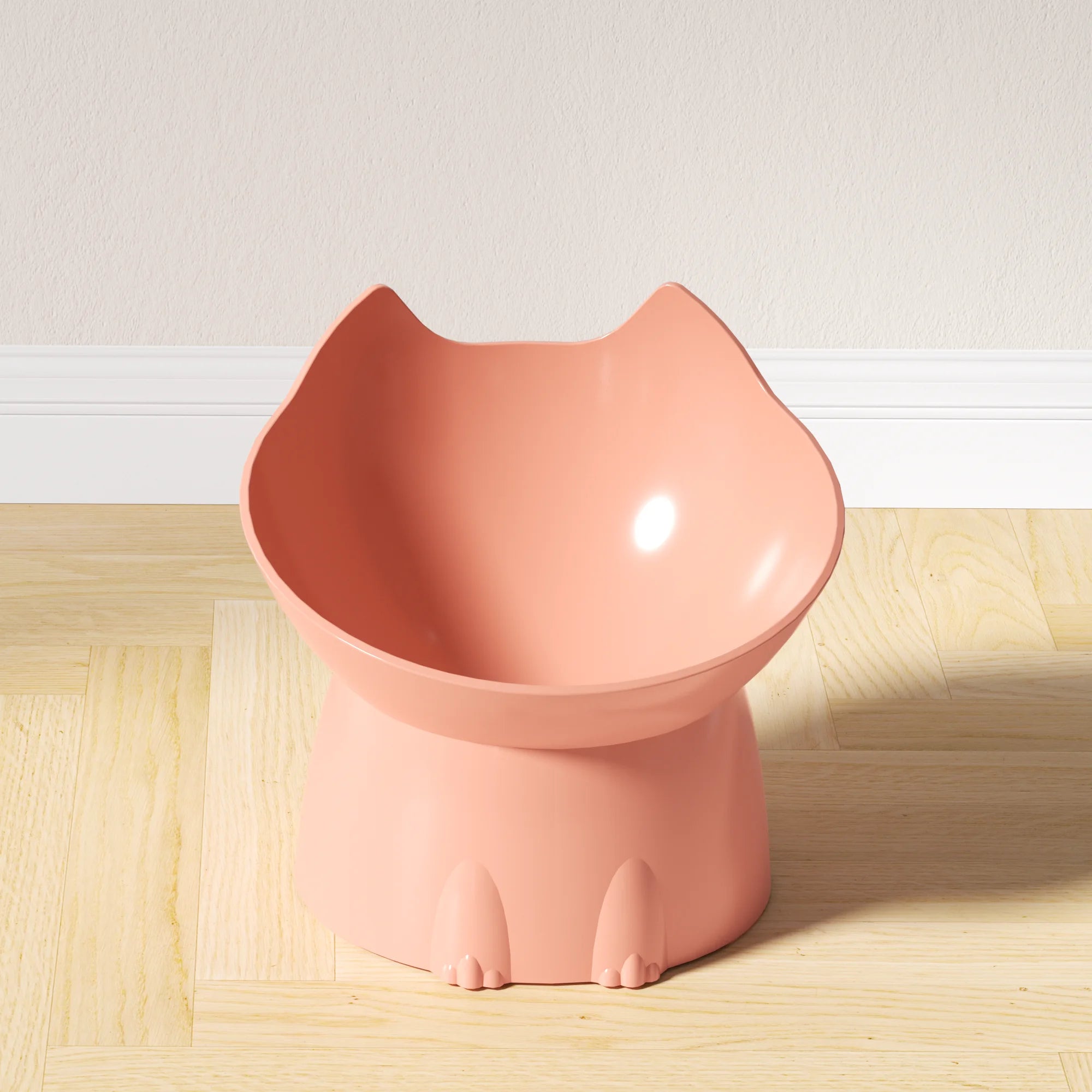 Gamelle surélevée inclinée pour chat — anti-renversement, confort cervical