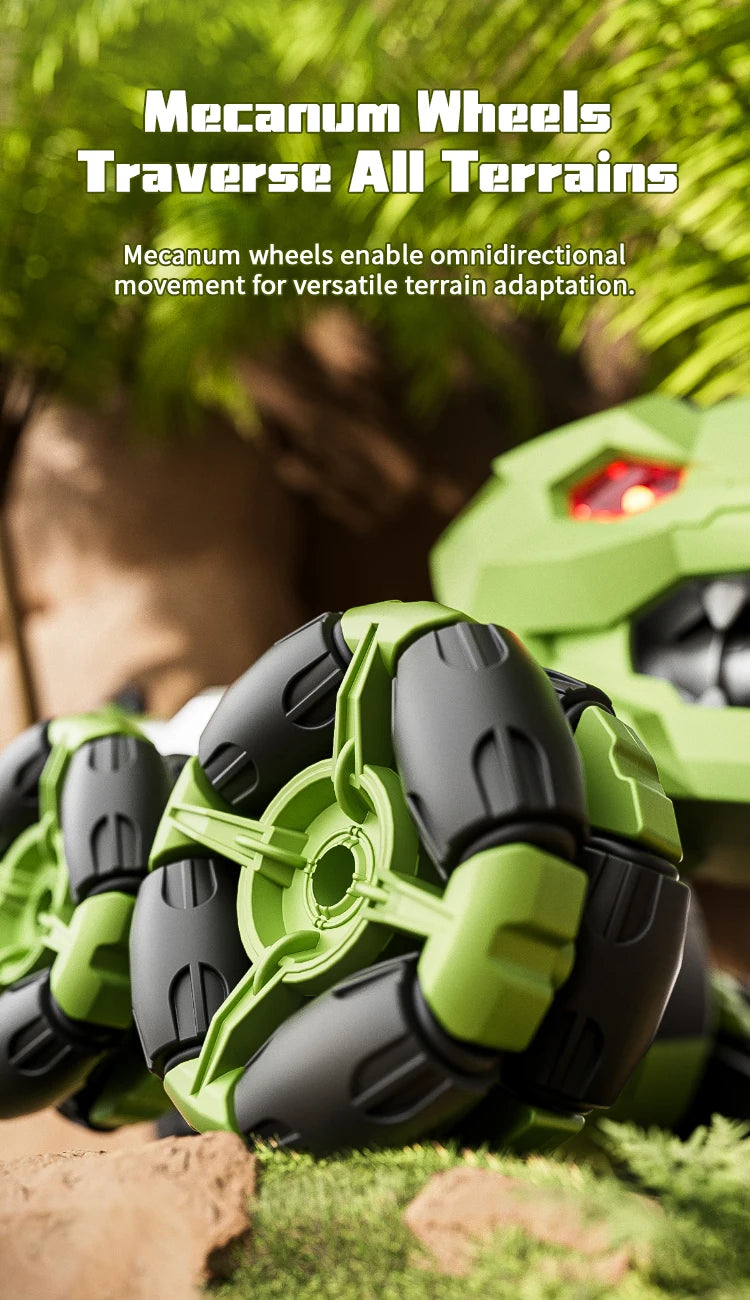 Dinosaure Y12 – 8WD, Bras Articulés, Dérive & Vapeur Brume