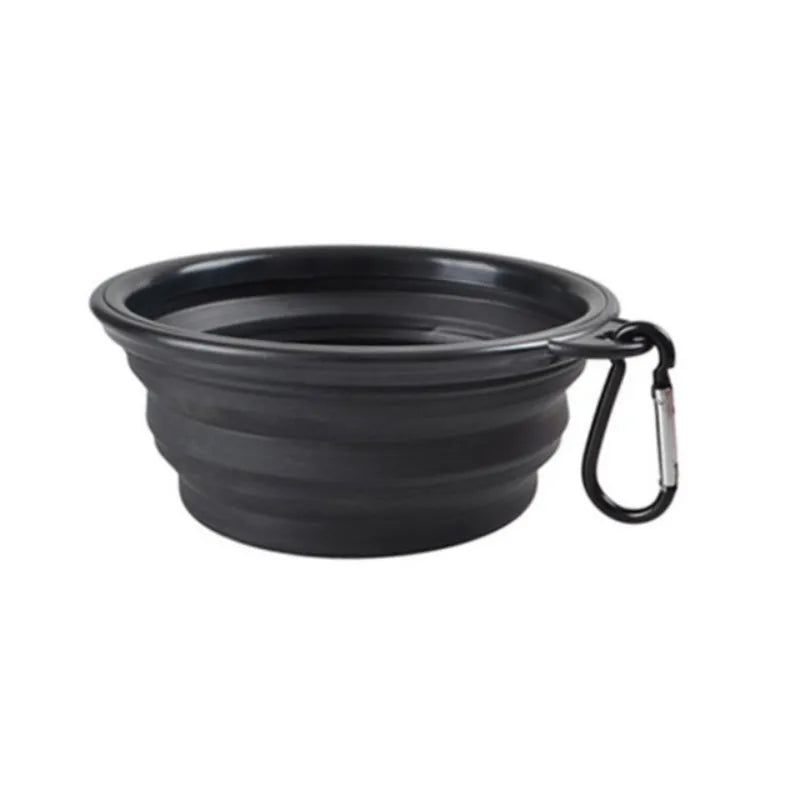 Gamelle pliable de voyage pour chien et chat — silicone