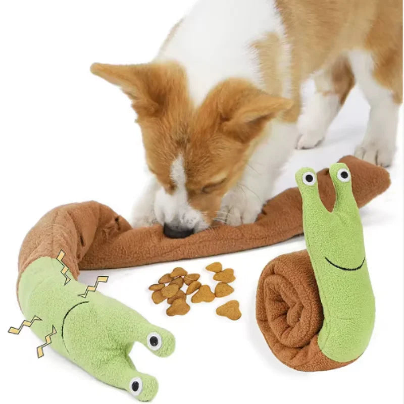 Tapis de fouille interactif pour chien et chat — anti-ennui, forme escargot