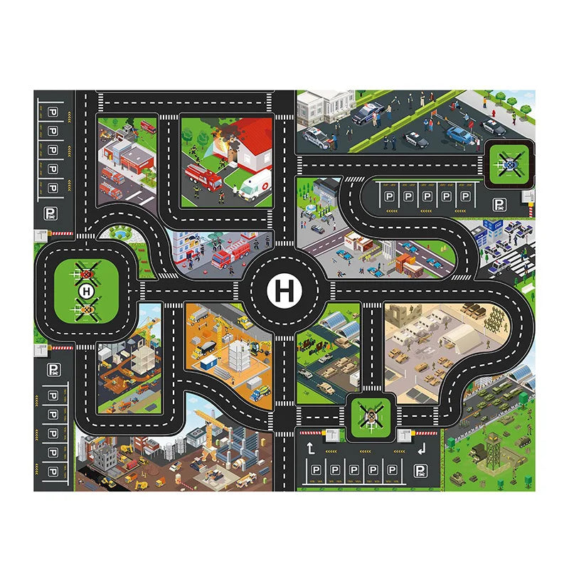 Jouets de Construction 10-en-1 – Camion Transporteur & Mini Véhicules