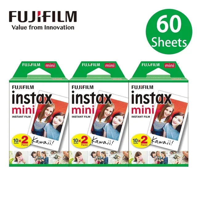 Fujifilm Instax Mini – Films Photo Instantanés (10 à 100 Feuilles + Éditions Spéciales)